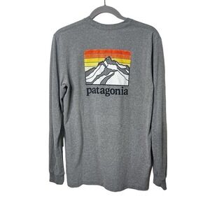Patagonia Men's Long-Sleeved Line Logo Ridge Responsibili-Tee